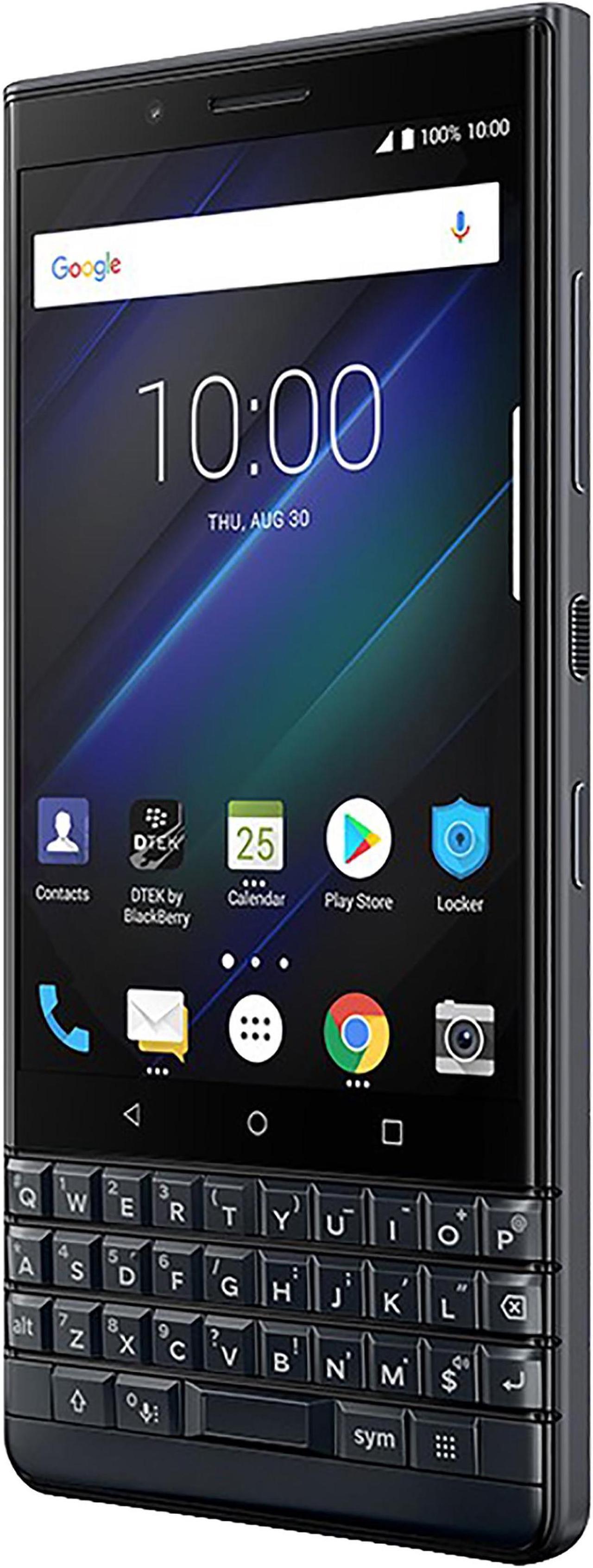 Alt view image 4 of 8 - BlackBerry KEY2 LE BBE100-2 64GB Unlocked GSM Android Phone w/ Dual 13MP/5MP Camera - Space Blue/Slate