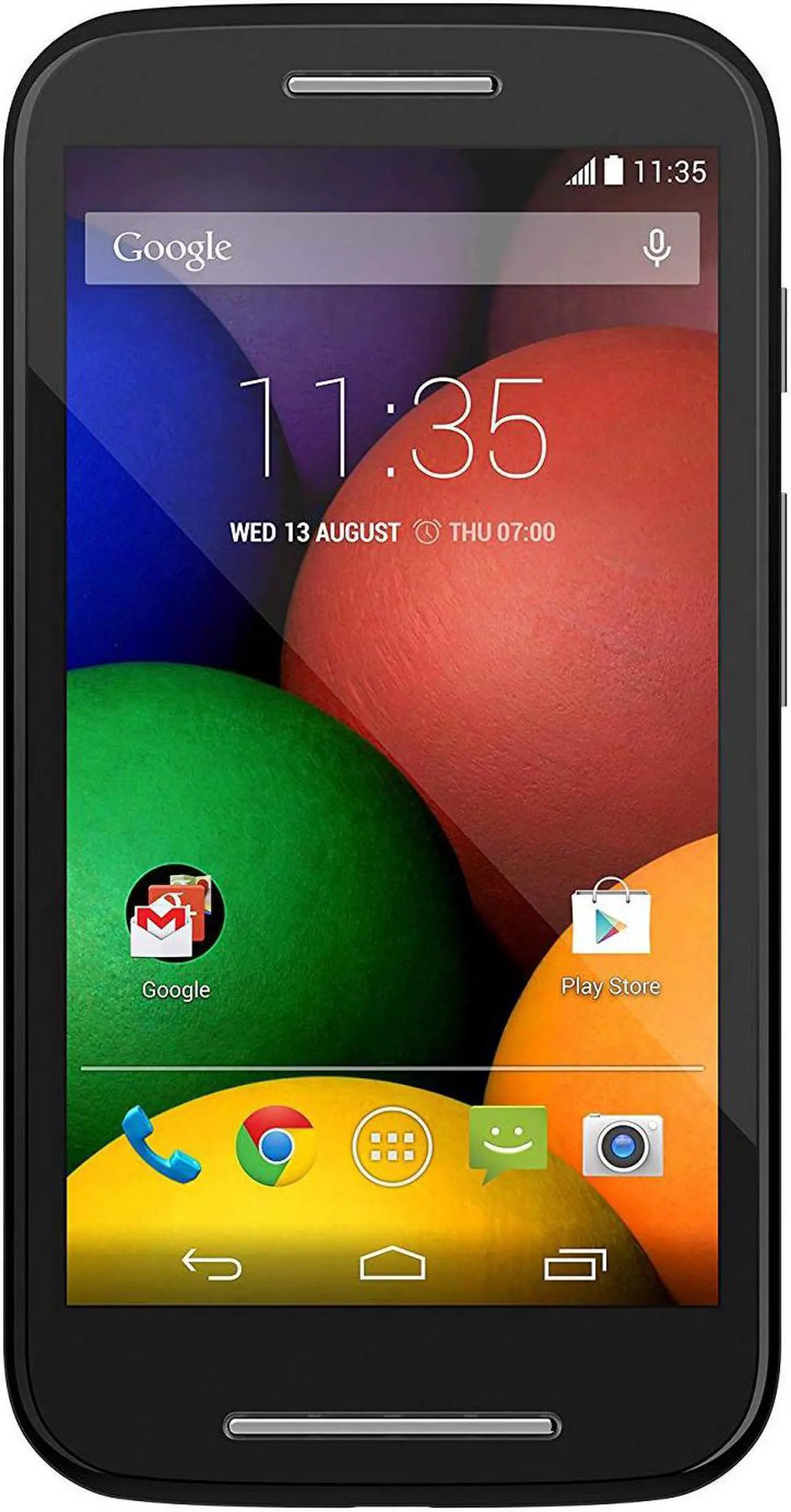 Main image of Motorola Moto E XT1021 4GB Unlocked GSM Dual-Core Android Phone w/ Corning Gorilla Glass 3 - Black