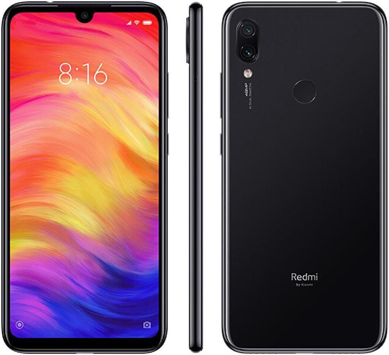 Alt view image 5 of 5 - Xiaomi Redmi Note 7 64GB Duos GSM Unlocked Phone w/ Dual Camera 48MP  - Black
