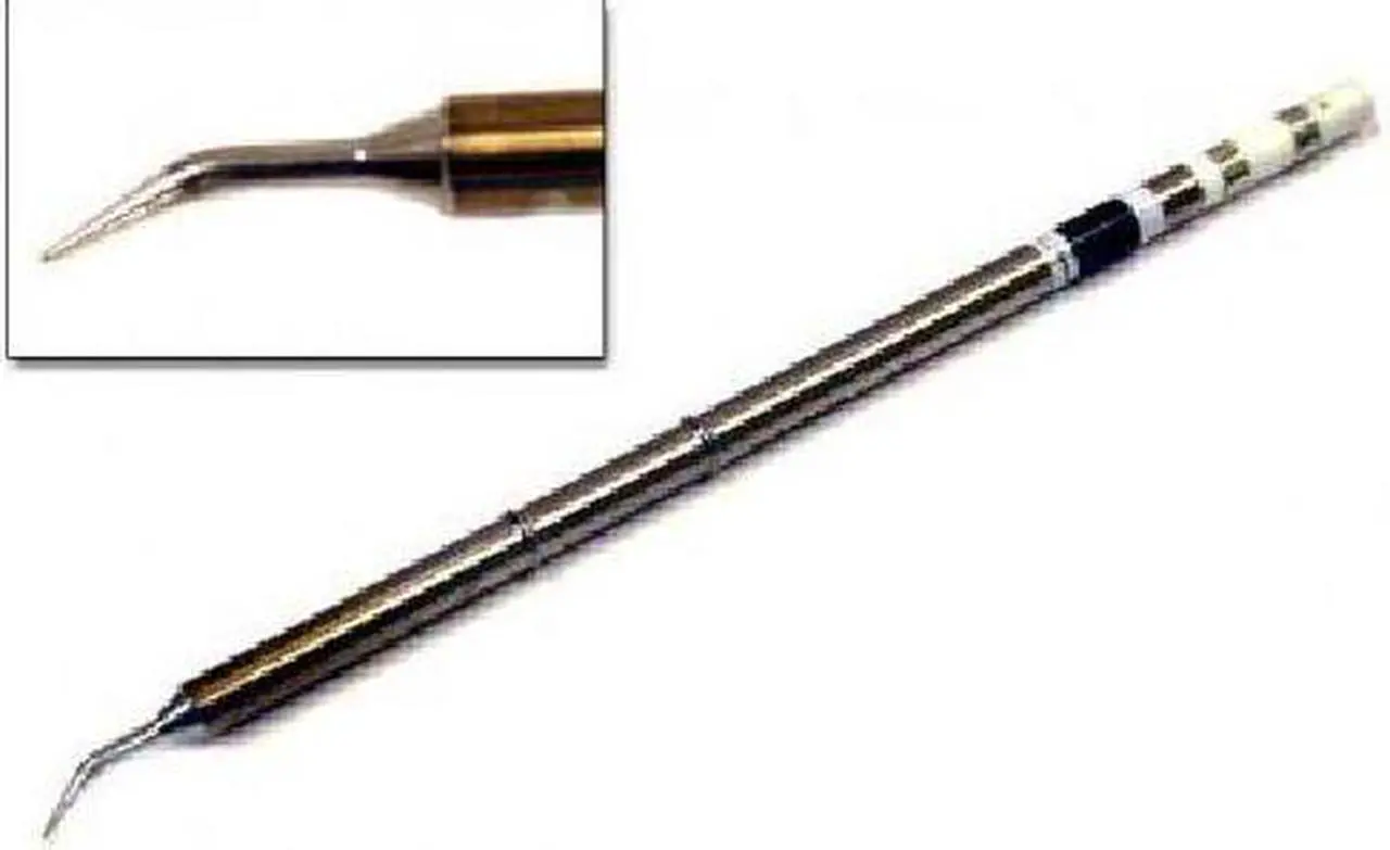 Alt view image 3 of 6 - HAKKO T15-JL02 Soldering Tip, Bent Conical, 0.2mm x 7.5mm x 9.3mm, For Use With