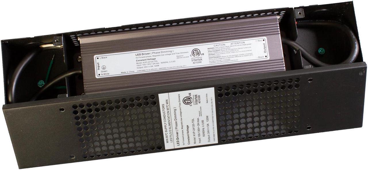 Main image of ETL LISTED 24V 5 AMP 120W DIMMABLE POWER SUPPLY DRIVER for LED Light