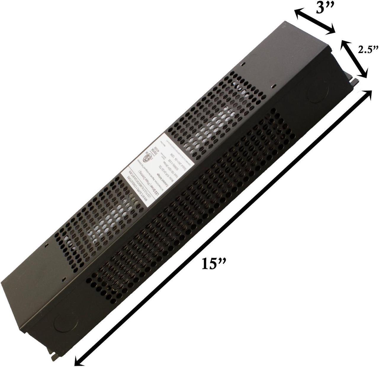 Alt view image 3 of 5 - ETL LISTED 24V 5 AMP 120W DIMMABLE POWER SUPPLY DRIVER for LED Light