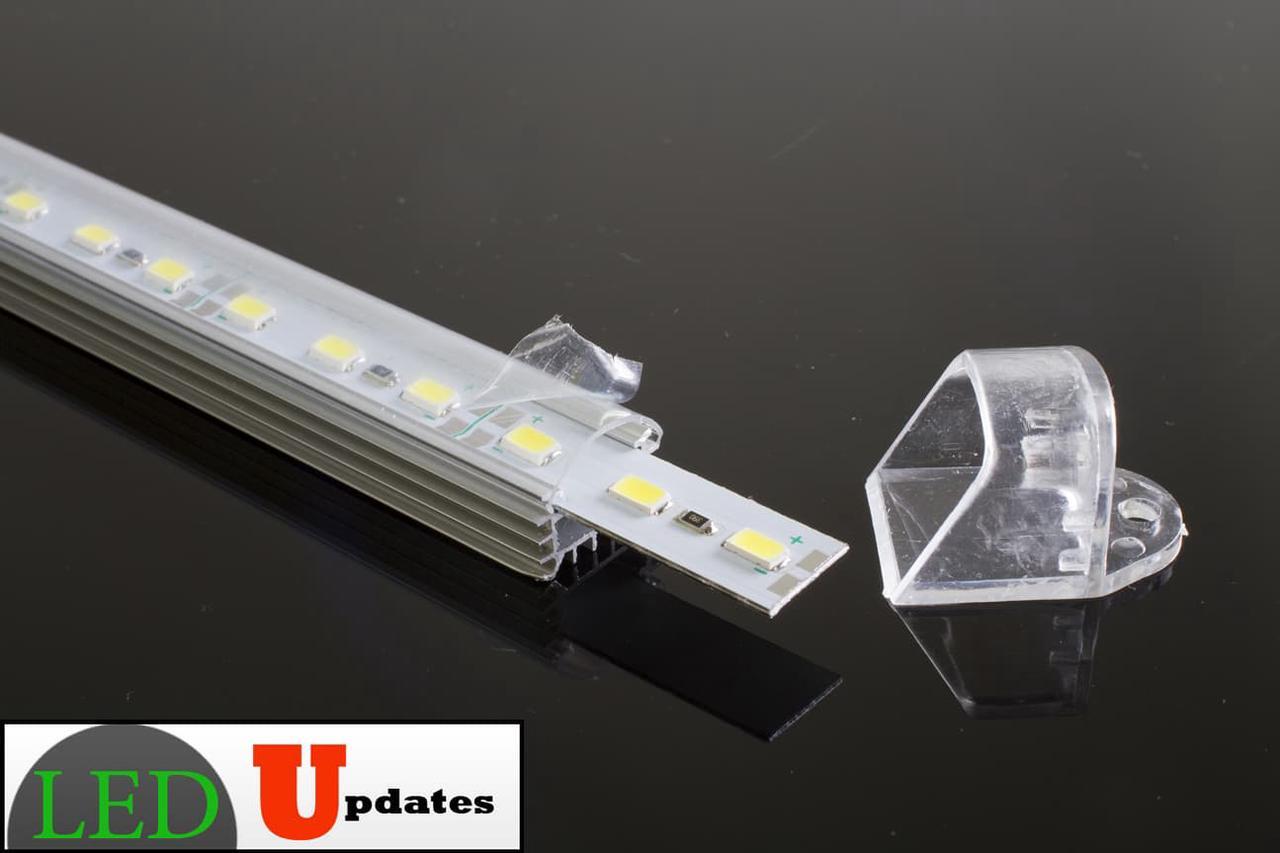 Alt view image 5 of 5 - 20" Under Cabinet LED Light 6000K pure White for showcase and Kitchen counter with UL power supply