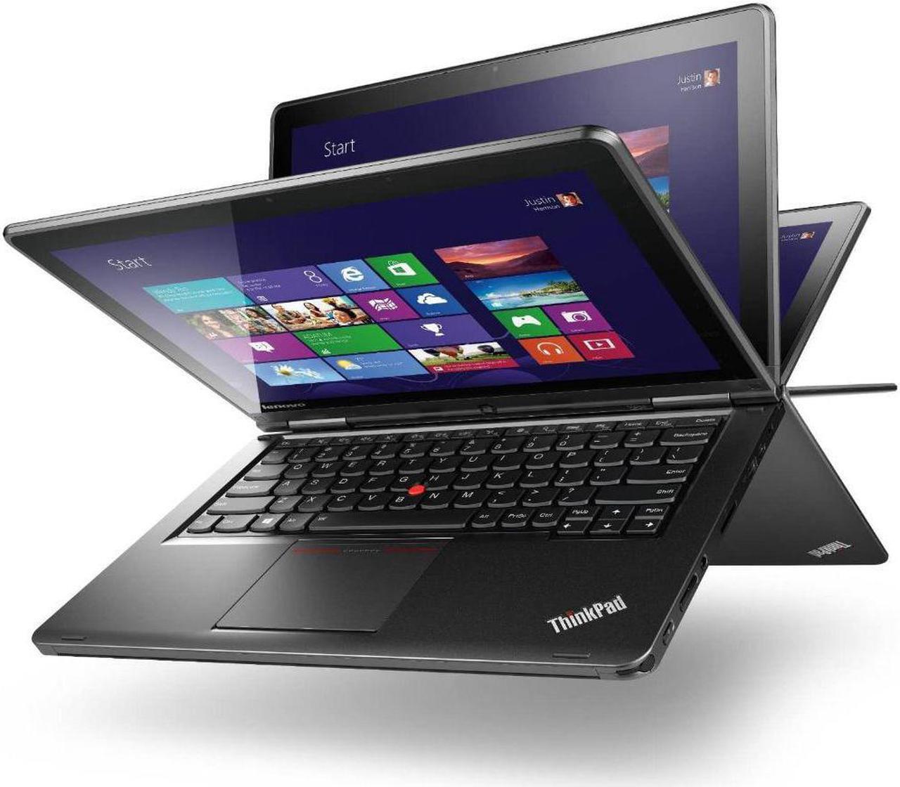 Alt view image 3 of 3 - Lenovo ThinkPad S1 Yoga 12 12.5-in Refurb Laptop - Intel Core i3 5005U 5th Gen 2 GHz 4GB 128GB SSD Windows 10 Pro 64-Bit - Bluetooth, Webcam, Touchscreen