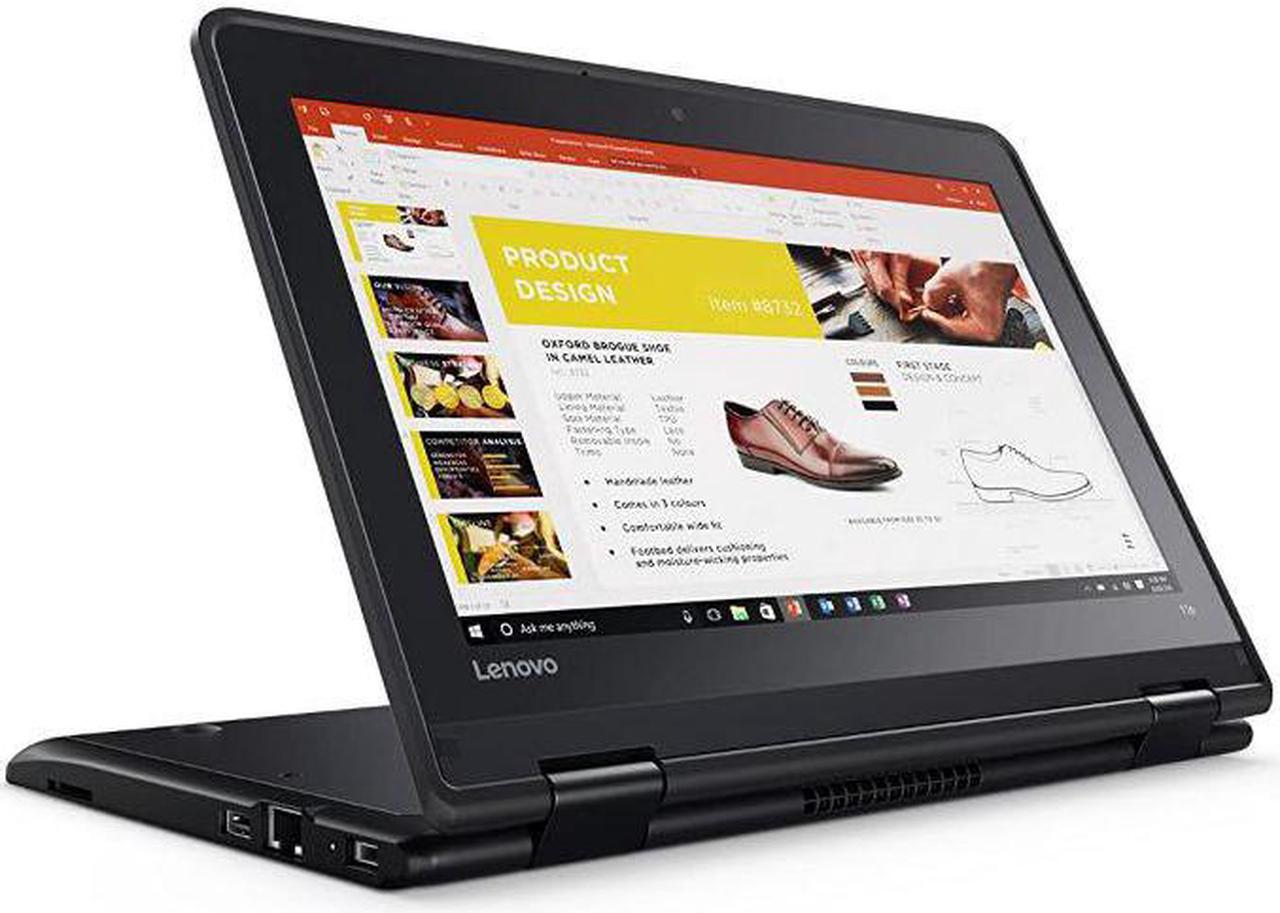 Alt view image 3 of 5 - Lenovo Chromebook 11e 3rd Gen 11.6-in Laptop - Intel Celeron N3160 1.60 GHz 4GB 16GB eMMC Chrome OS - Webcam