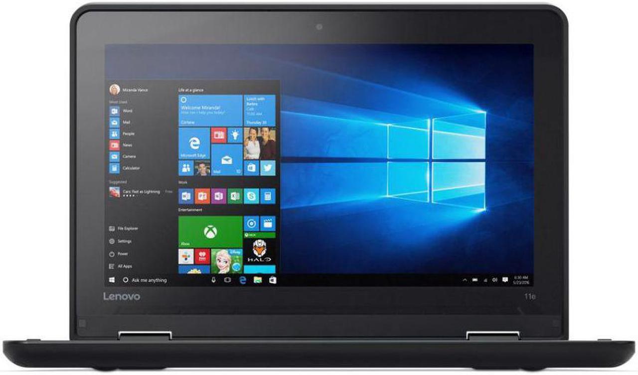 Main image of Lenovo Chromebook 11e 3rd Gen 11.6-in Laptop - Intel Celeron N3160 1.60 GHz 4GB 16GB eMMC Chrome OS - Webcam