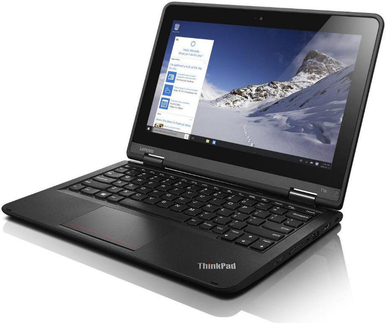 Alt view image 2 of 5 - Lenovo Chromebook 11e 3rd Gen 11.6-in Laptop - Intel Celeron N3160 1.60 GHz 4GB 16GB eMMC Chrome OS - Webcam