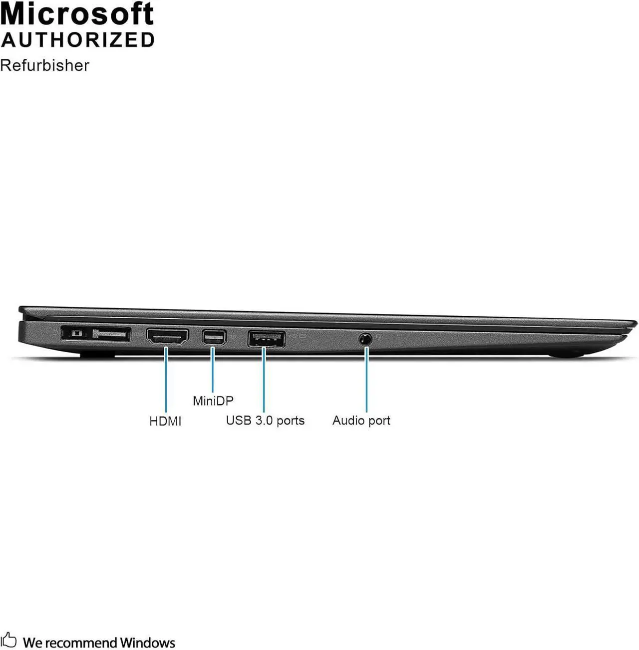 Alt view image 4 of 4 - LENOVO THINKPAD X1 CARBON 4TH 13.9" FHD INTEL CORE I7-6600U 2.60 GHZ - 8GB RAM, 256GB SSD - Backlit Keyboard, Fingerprint Reader, Webcam, Bluetooth - Windows 10 Pro