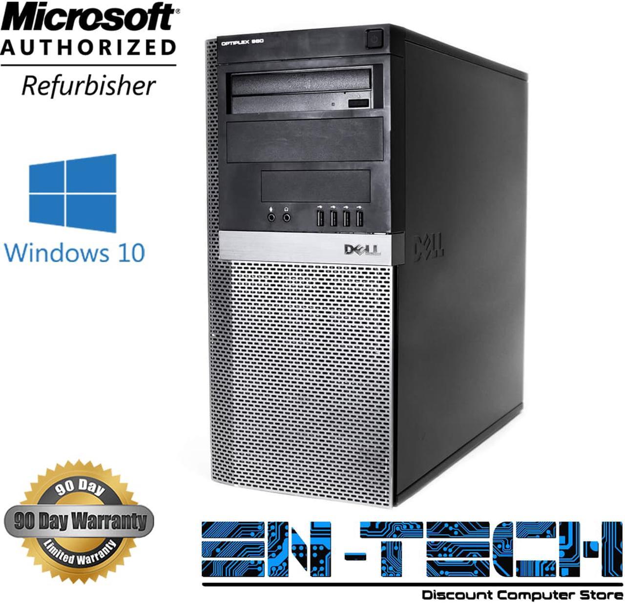 Refurbished Dell Optiplex 980 Mt Pc Intel Core I5 650 1st Gen 32 Ghz 8gb 500gb Hdd Dvd Rw 0184