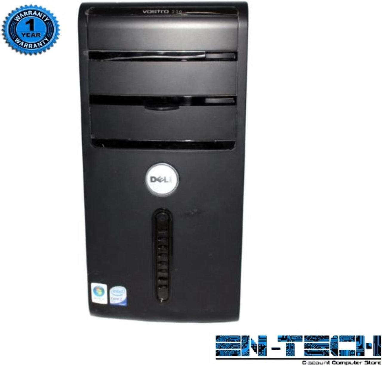 Main image of Dell Vostro 200 MT Black PC - Intel Core 2 Duo E4500 2.2 GHz 4GB DIMM DDR2 SATA 3.5" 250GB DVD-RW Windows 10 Pro 64-Bit