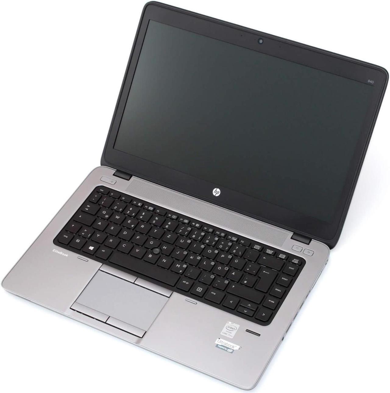 Alt view image 4 of 4 - HP EliteBook 840 G1 14.0-in Laptop - Intel Core i5 4300U 4th Gen 1.90 GHz 8GB 128GB SSD Windows 10 Pro 64-Bit - Webcam, Grade B