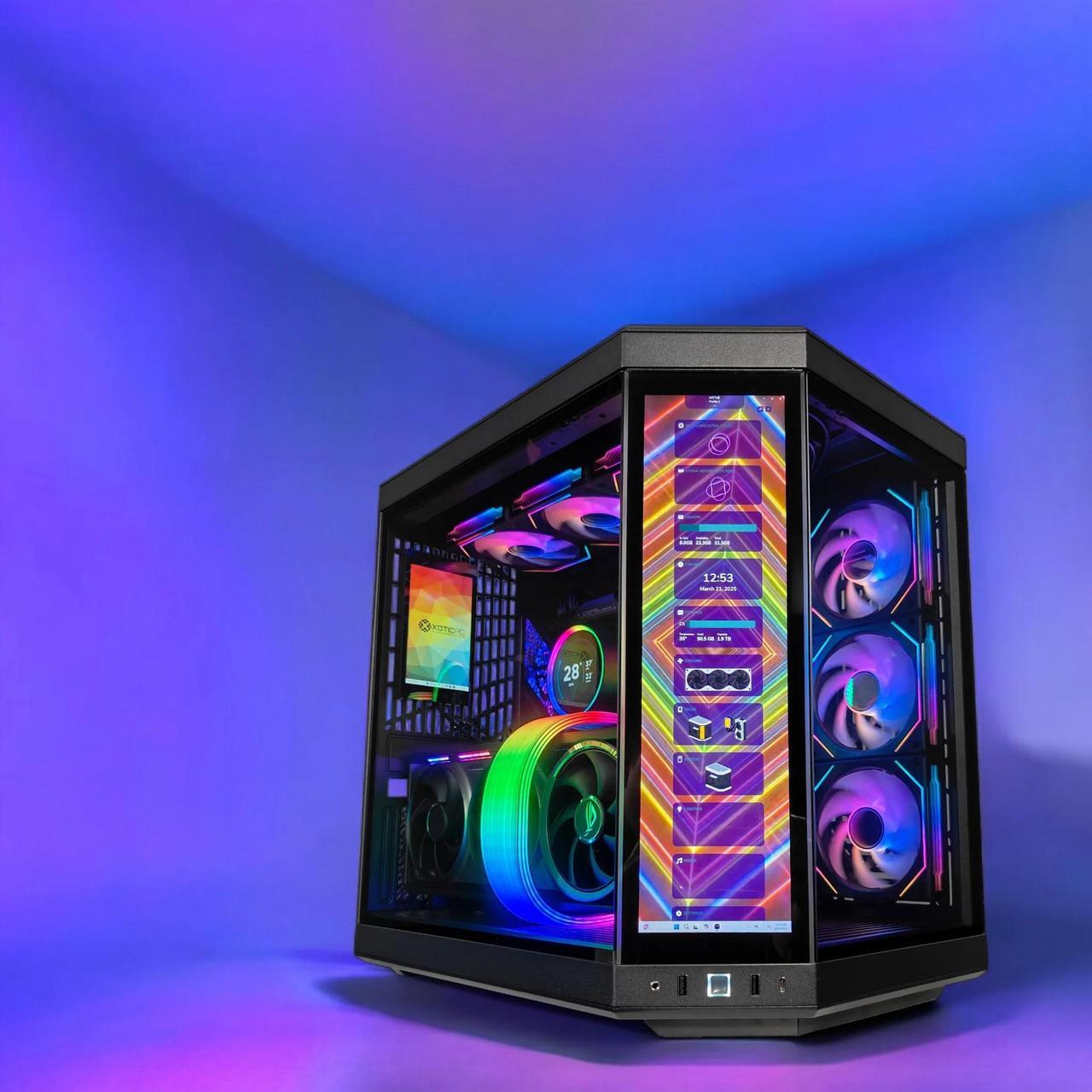 Alt view image 2 of 6 - XPC Y70 Ultimate X Gaming Desktop, Intel Core Ultra 7 265K 3.9GHz (5.5GHz Turbo Boost), RTX 5080 16GB, 2TB NVMe SSD, 32GB DDR5 RAM, 850W Gold PSU, Win 11
