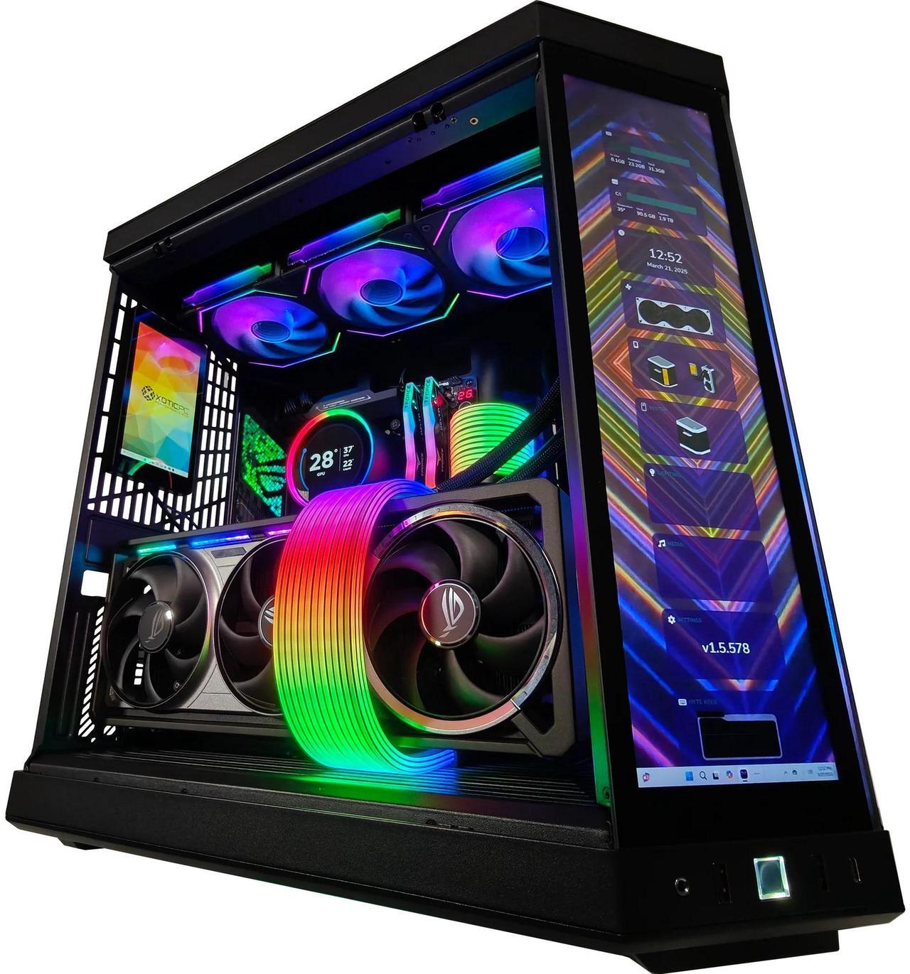 Alt view image 4 of 6 - XPC Y70 Ultimate X Gaming Desktop, Intel Core Ultra 7 265K 3.9GHz (5.5GHz Turbo Boost), RTX 5080 16GB, 2TB NVMe SSD, 32GB DDR5 RAM, 850W Gold PSU, Win 11
