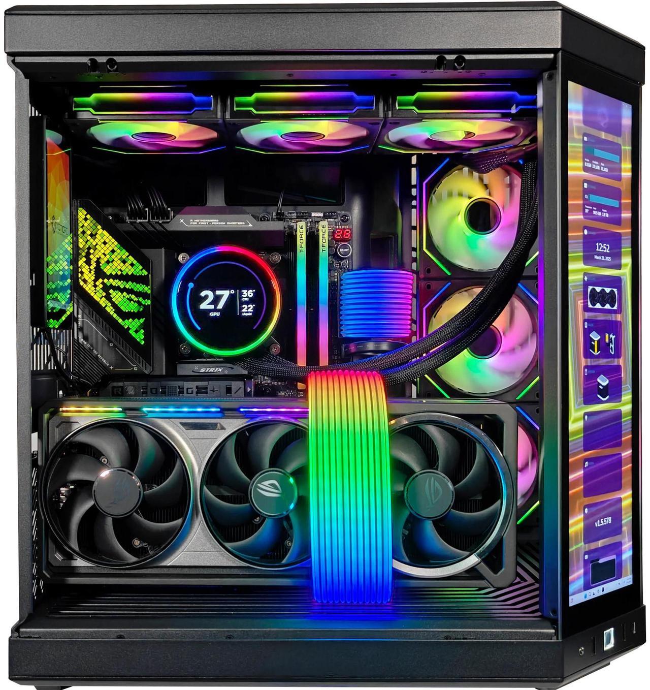 Alt view image 3 of 6 - XPC Y70 Ultimate X Gaming Desktop, Intel Core Ultra 7 265K 3.9GHz (5.5GHz Turbo Boost), RTX 5080 16GB, 2TB NVMe SSD, 32GB DDR5 RAM, 850W Gold PSU, Win 11