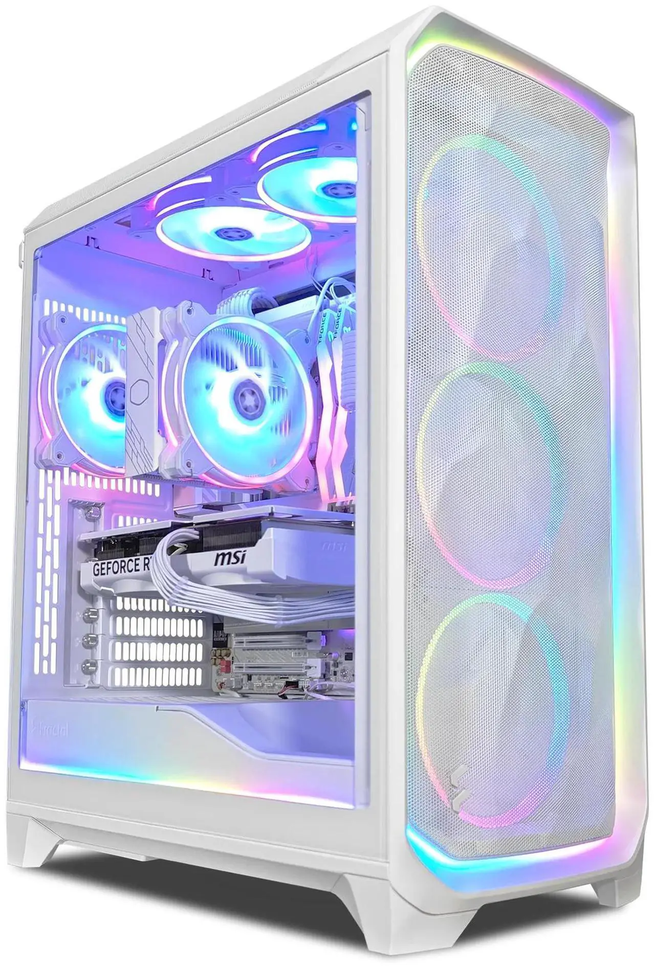 Main image of XPC Meshify 3 Extreme Ghost Gaming Desktop, Intel Core Ultra 5 245K 4.2GHz (5.2GHz Turbo Boost), RTX 5070 12GB, 2TB NVMe SSD, 32GB DDR5 RAM, 750W Gold PSU, Win 11