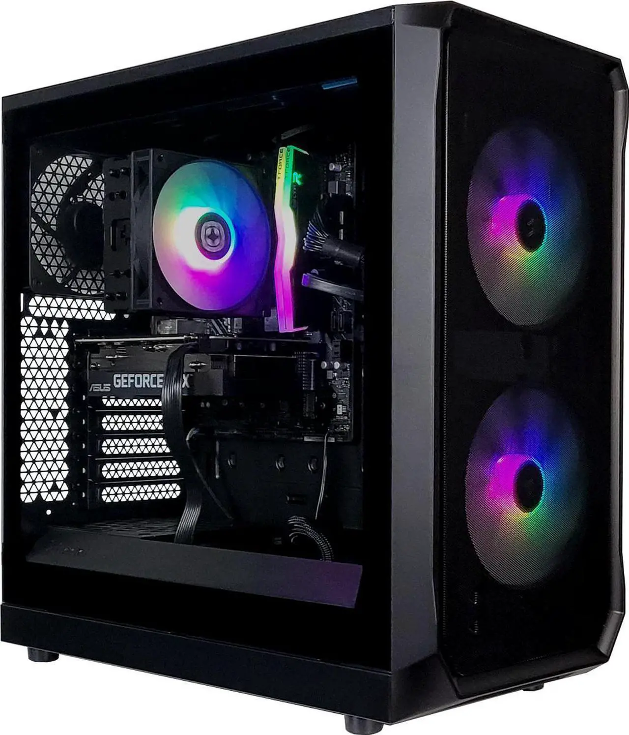 Alt view image 6 of 6 - XOTIC PC Focus Essential Gaming PC Desktop, Intel Cores i3-12100F 3.3 GHz (4.3GHz Turbo Boost), RTX 3050 6GB, 1TB SSD, 16GB RAM, 750W Gold PSU, Wi-Fi, Win 11 Home
