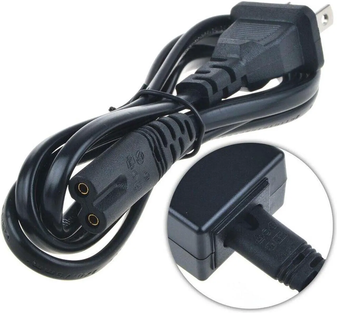 Alt view image 4 of 4 - ABLEGRID 5ft AC Power Cord Cable Lead for Epson WorkForce 635 645 840 1100 Printer Mains