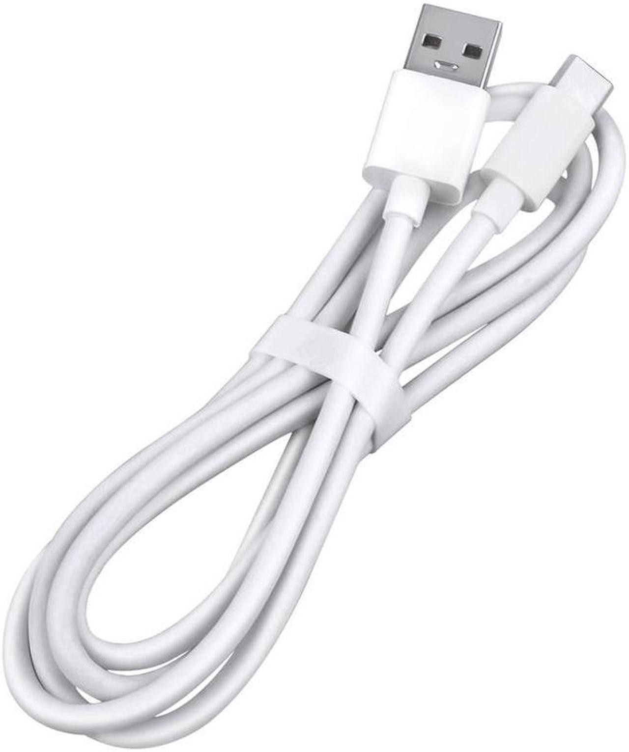 Alt view image 2 of 3 - ABLEGRID 3.3ft White 5A Fast USB-C Type-C Charger Charging Cable Cord for Moto Z Play Z2 Play Z2 force Power Data Sync Cable Lead