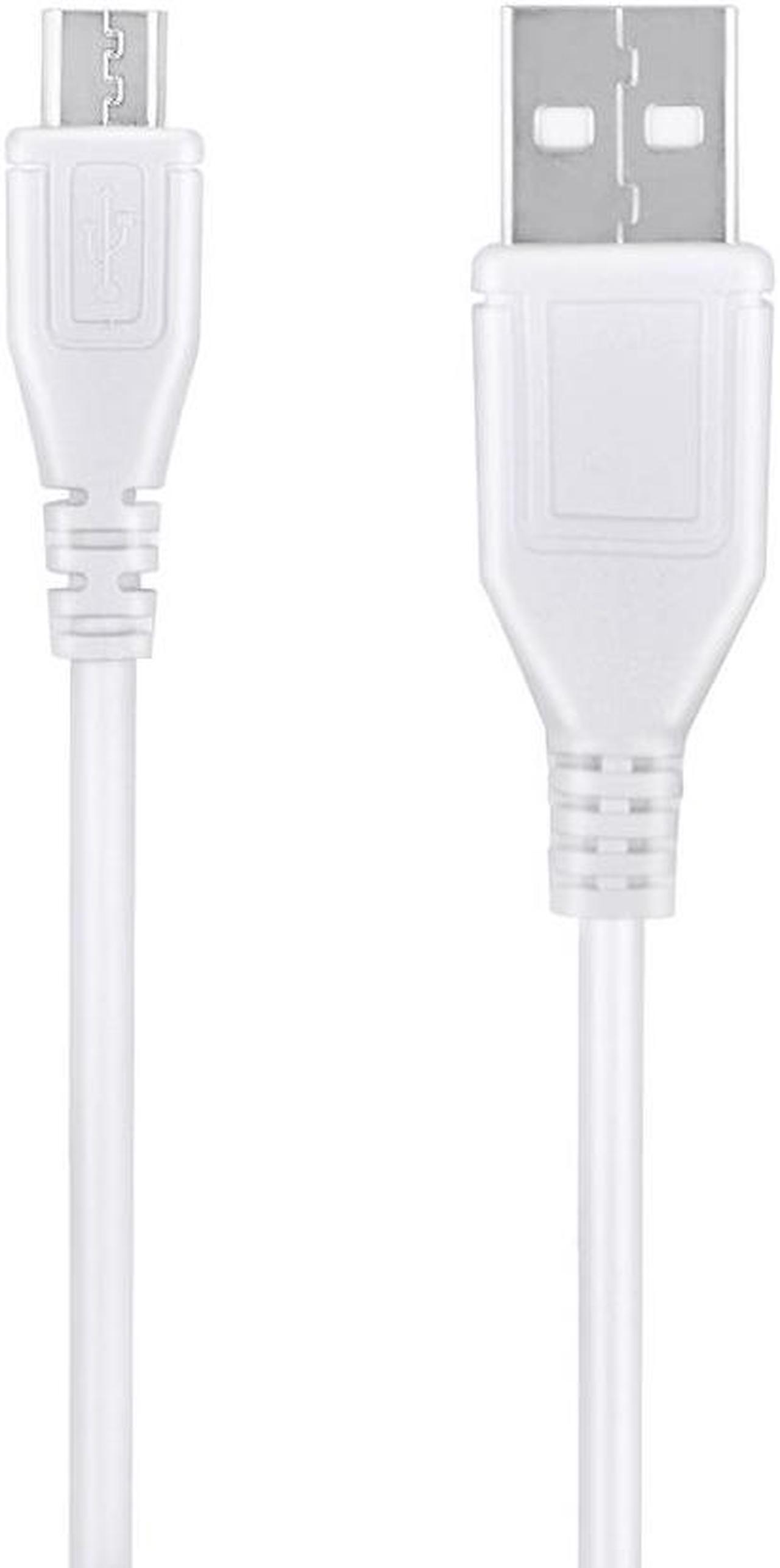 Alt view image 3 of 3 - ABLEGRID 5ft White Micro USB Data/Charging Cable Cord for ASUS Memo Pad FHD 10 ME302/c ME302KL ME302C-A1-xx , NEXUS7ASUS-1B16 90OK0MI1100550U Tablet PC