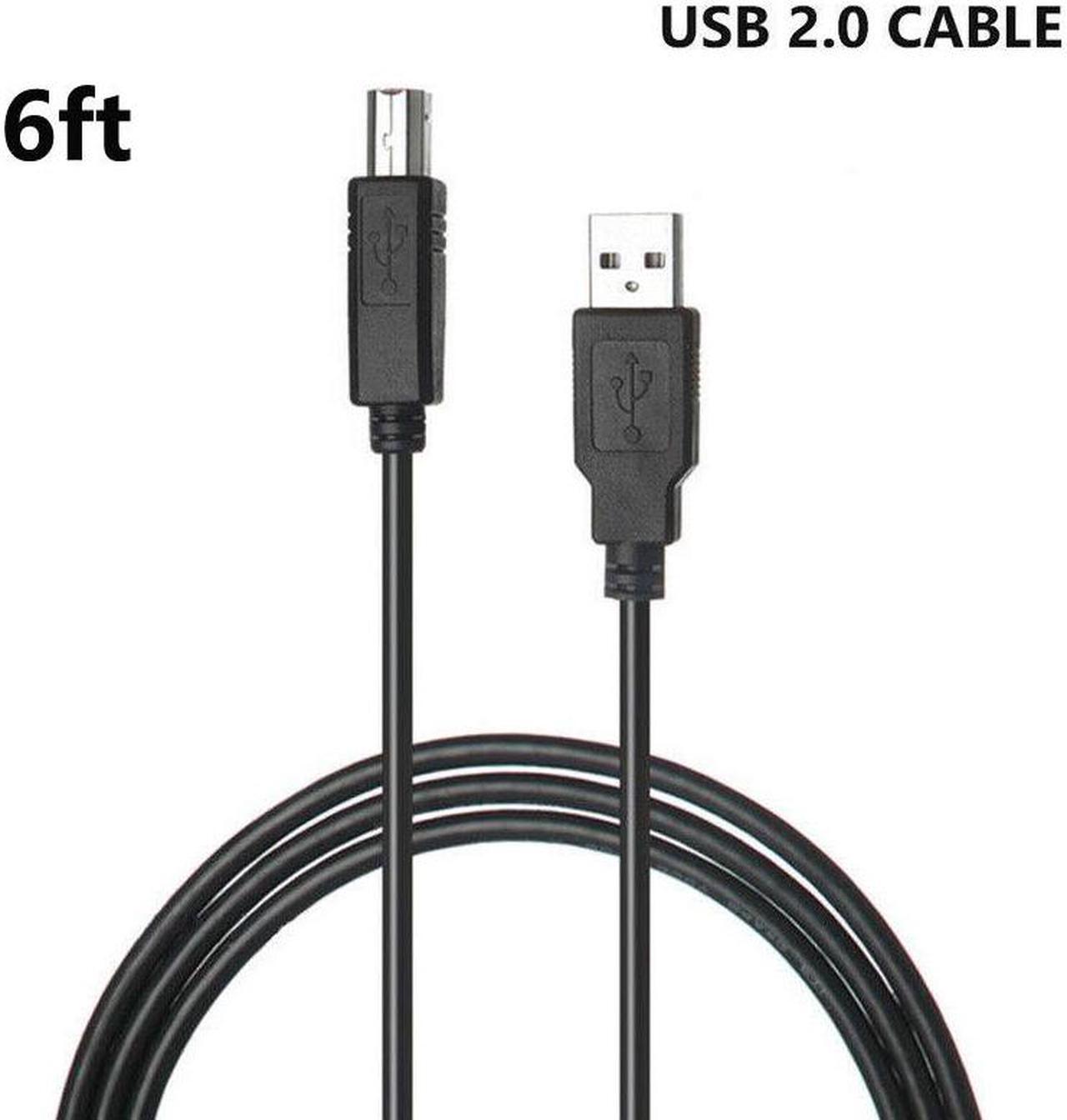 Alt view image 3 of 3 - ABLEGRID UL Power Cord + USB Cable for Canon MX410 MX420 MX432 MX439 MX452 MX459