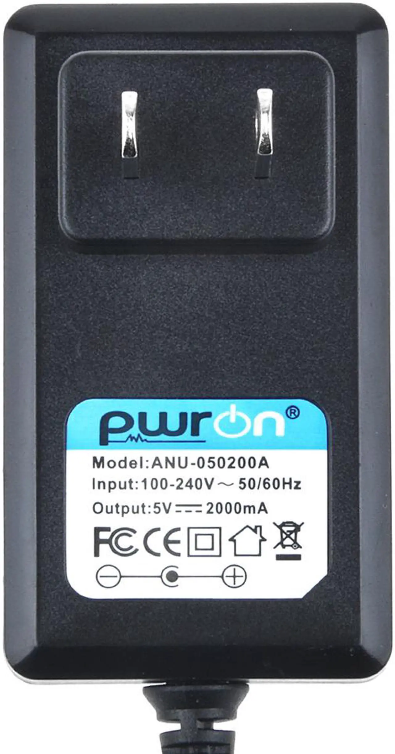 Alt view image 3 of 3 - PwrON® 2A Fast Charger for Asus Transformer Book-T100 T100TA T100TAM T100TAF T100HA; Pad MG10 MG103C TF103C TF103CX TF0310C Asus-Tablet Ac Adapter-Power-Cord