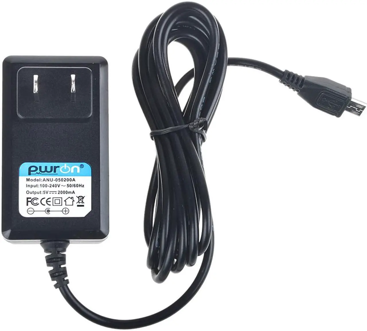 Main image of PwrON® 2A Fast Charger for Asus Transformer Book-T100 T100TA T100TAM T100TAF T100HA; Pad MG10 MG103C TF103C TF103CX TF0310C Asus-Tablet Ac Adapter-Power-Cord