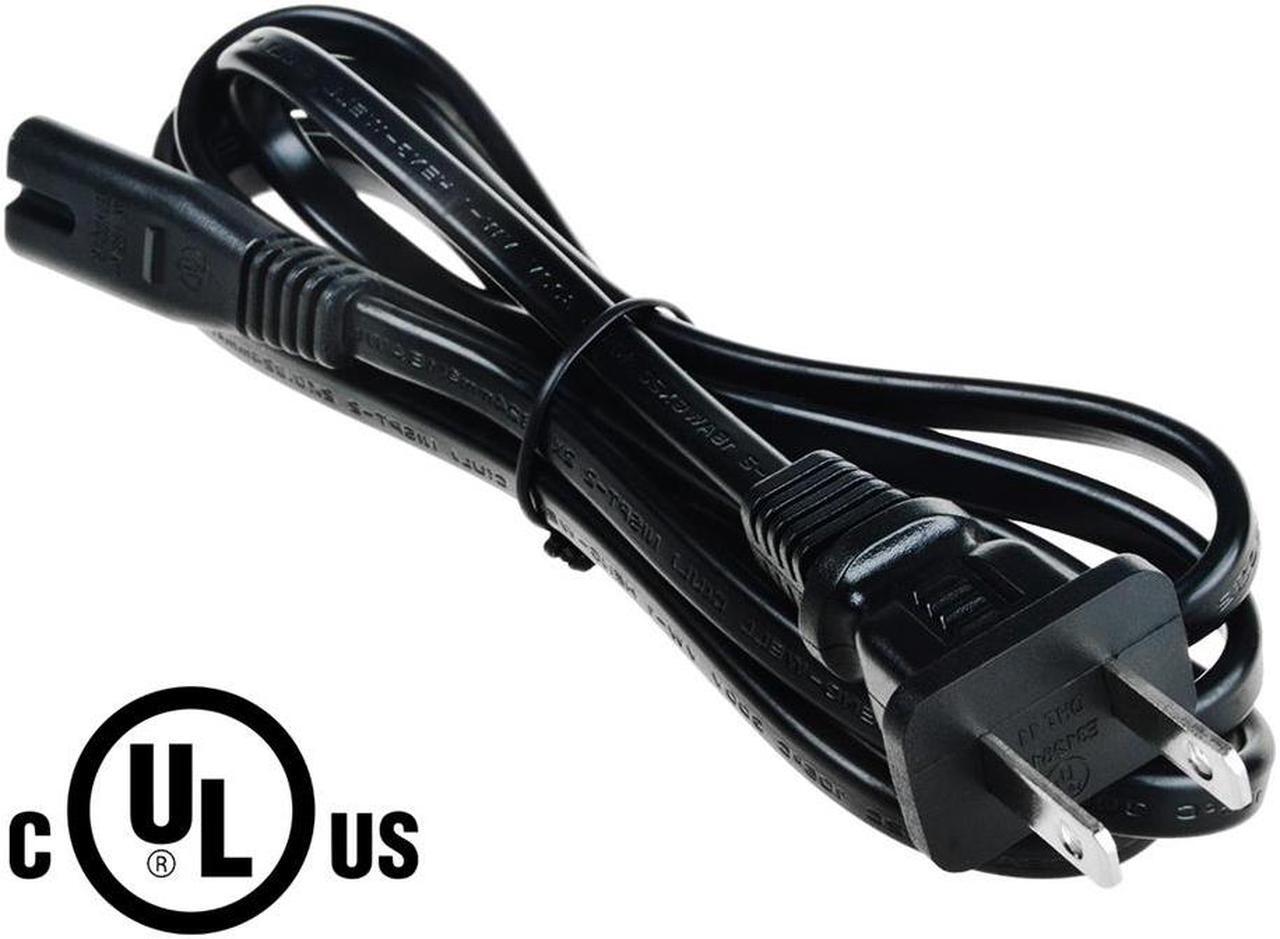 Main image of ABLEGRID 6ft/1.8m UL Listed US 2-Prong Port AC Power Cord/Cable For PS2 PS3 Slim/Laptop HP Dell Acer Charger