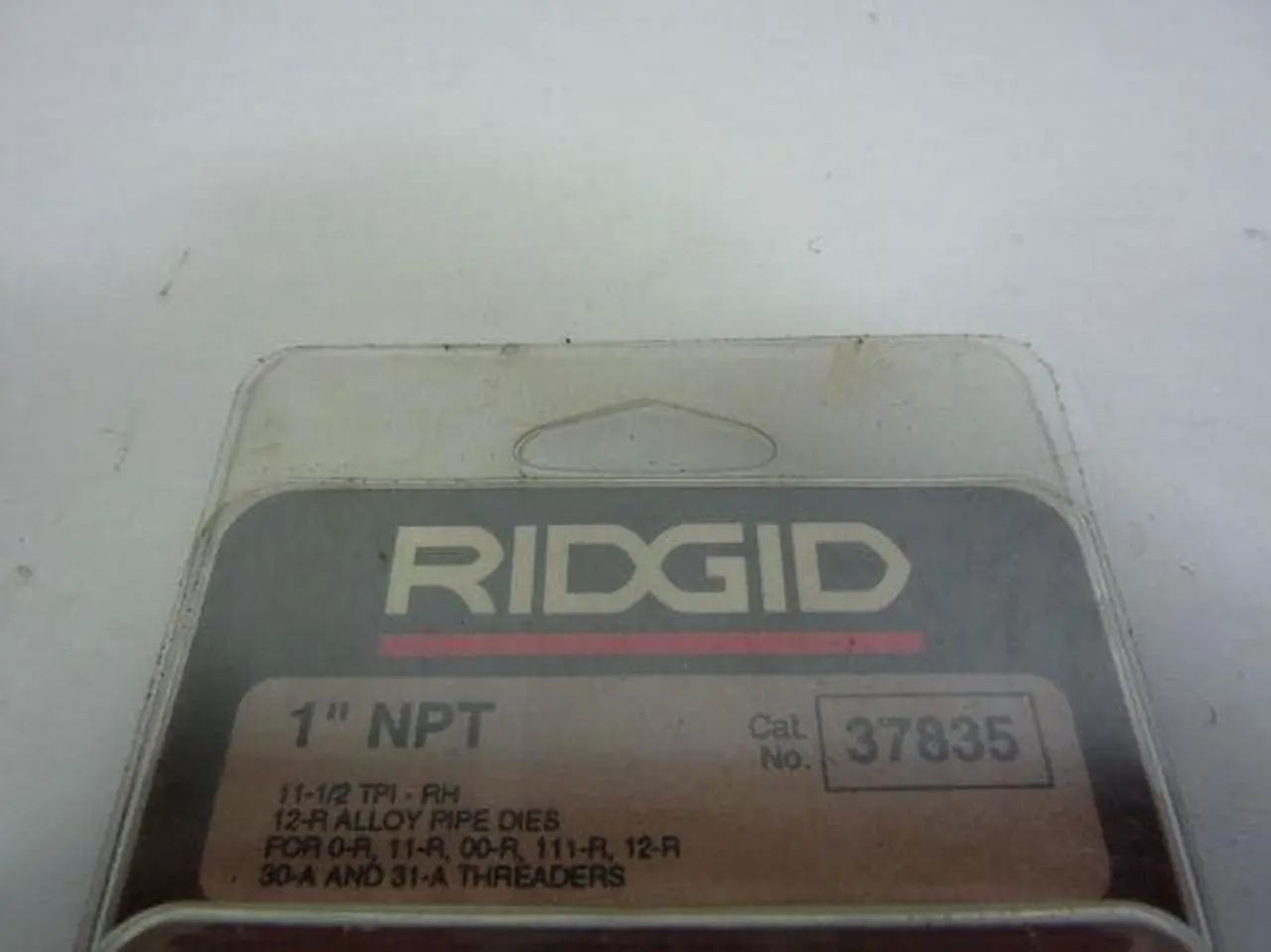Alt view image 3 of 7 - RIDGID 37835 Pipe Thread Dies,1 In,Alloy,PK4