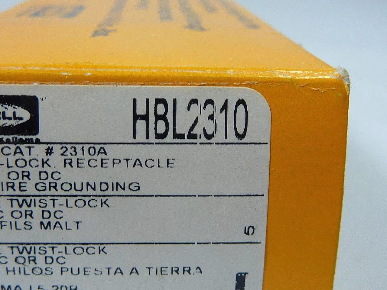 Alt view image 5 of 7 - HUBBELL WIRING DEVICE-KELLEMS HBL2310 Locking Receptacle, L5-20R, 20 A, 125V
