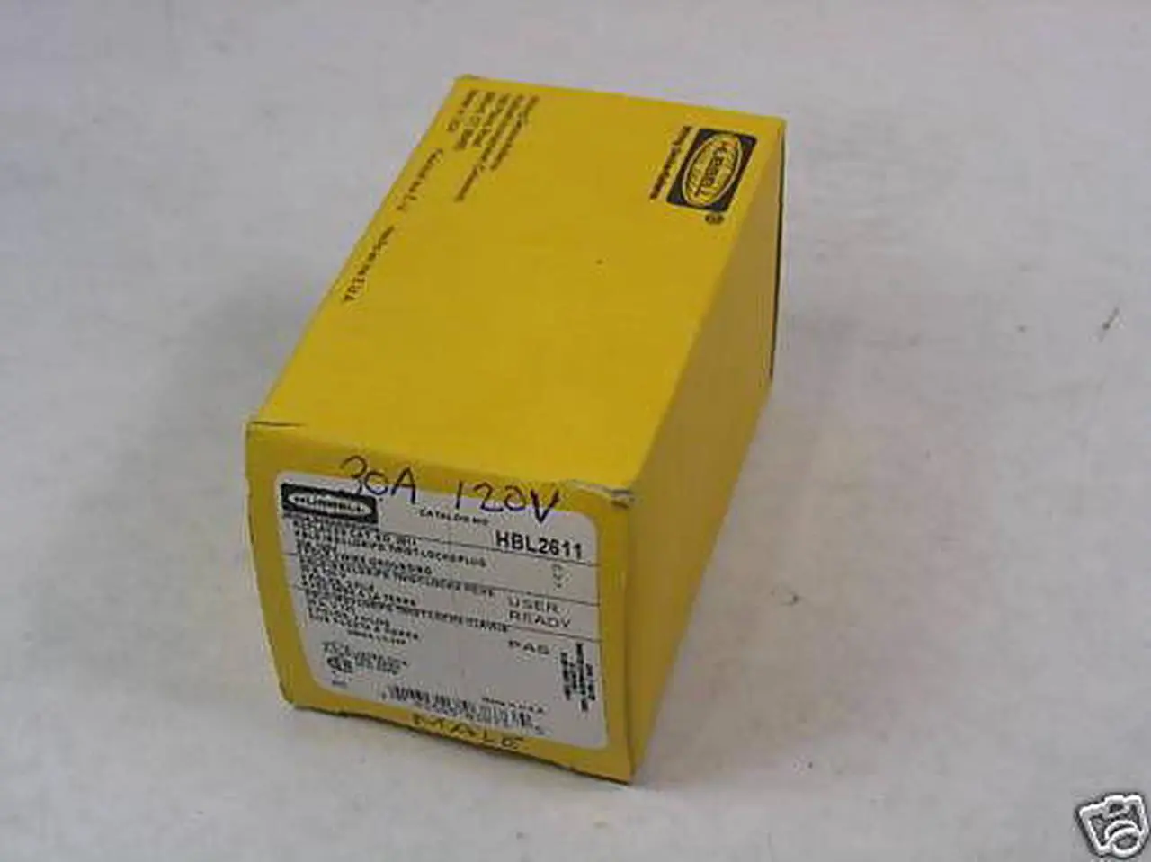 Alt view image 2 of 4 - HUBBELL WIRING DEVICE-KELLEMS HBL2611 Locking Plug, L5-30P, 30 A, 125V AC,