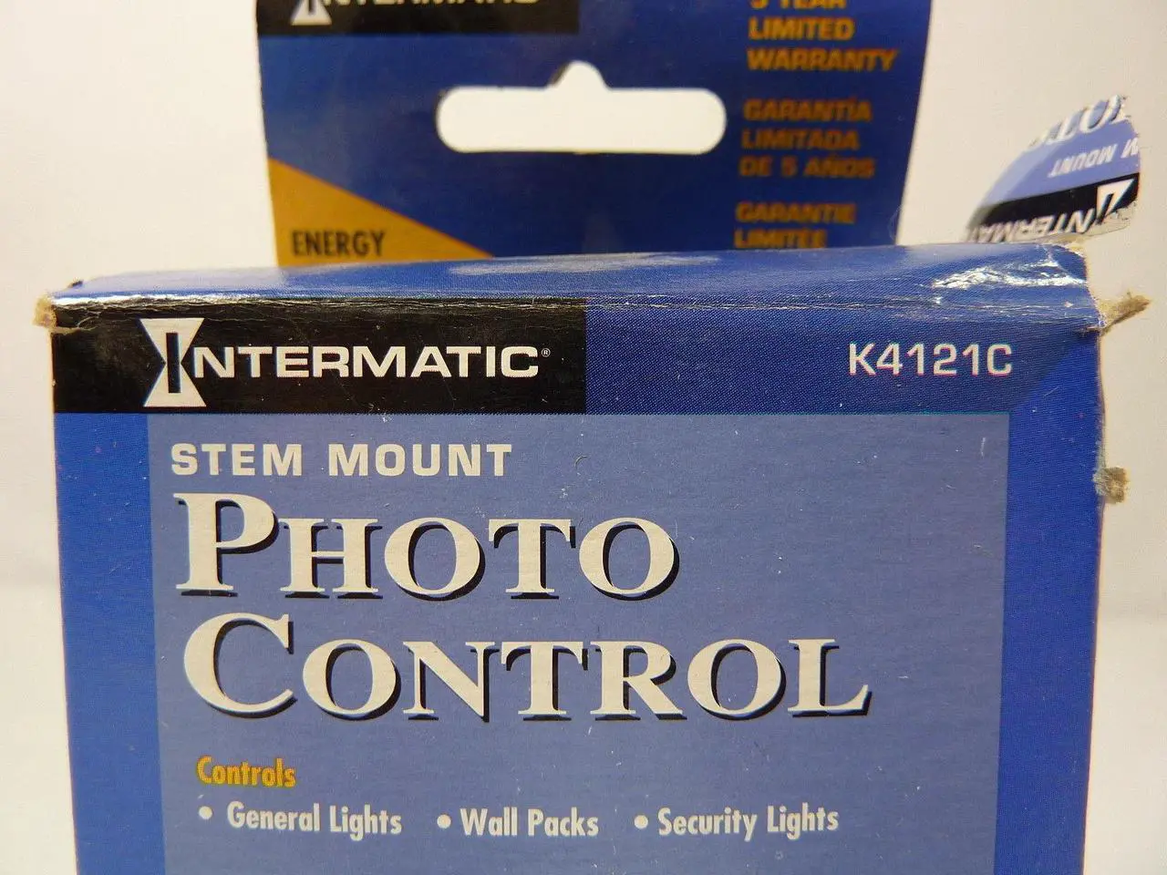 Alt view image 4 of 8 - Intermatic K4121C 1800W Stem Mount Thermal Type Photo Control