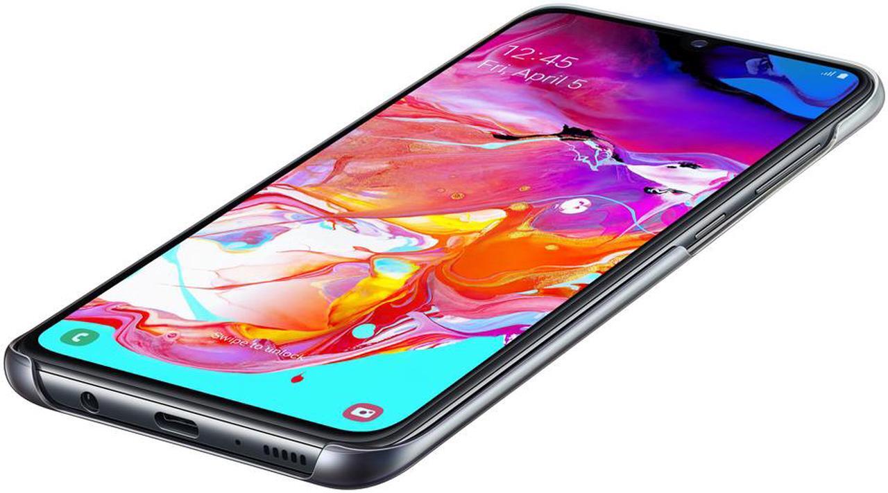 Alt view image 3 of 6 - Samsung Gradation Ultra-Thin Cover Case Black for Samsung Galaxy A50 Cases