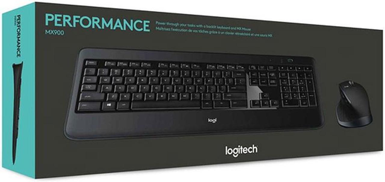 Alt view image 3 of 3 - Logitech MX900 Black RF Wireless Keyboard & Mouse Combo - 920-008872