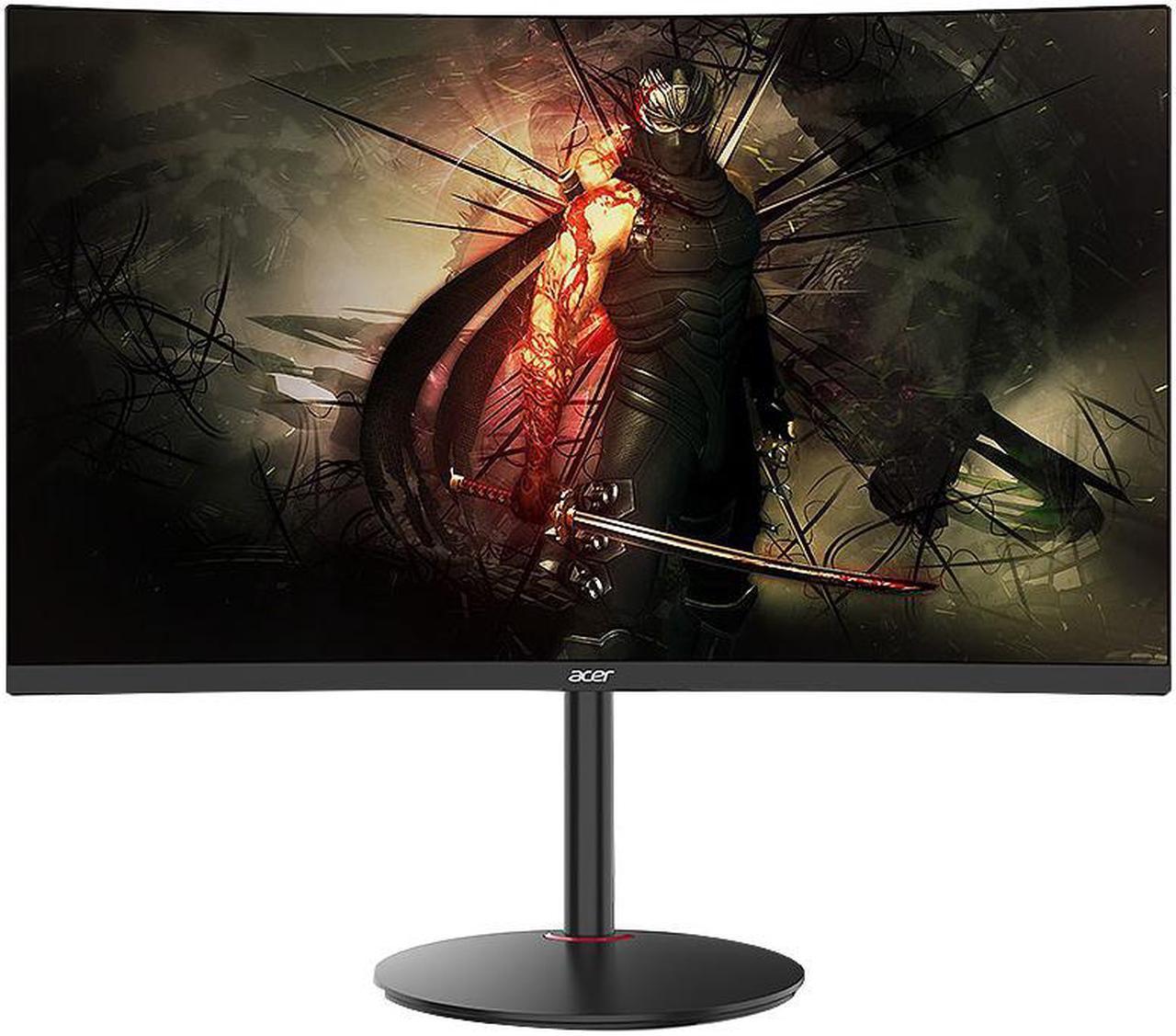 Acer Nitro XZ270 Xbmiipx 27" 1500R Curved Full HD (1920 x 1080) VA Zero-Frame Gaming Monitor with Adaptive Sync, 240Hz Refresh Rate and 1ms VRB (Display Port & 2 x HDMI 2.0 Ports) , Black