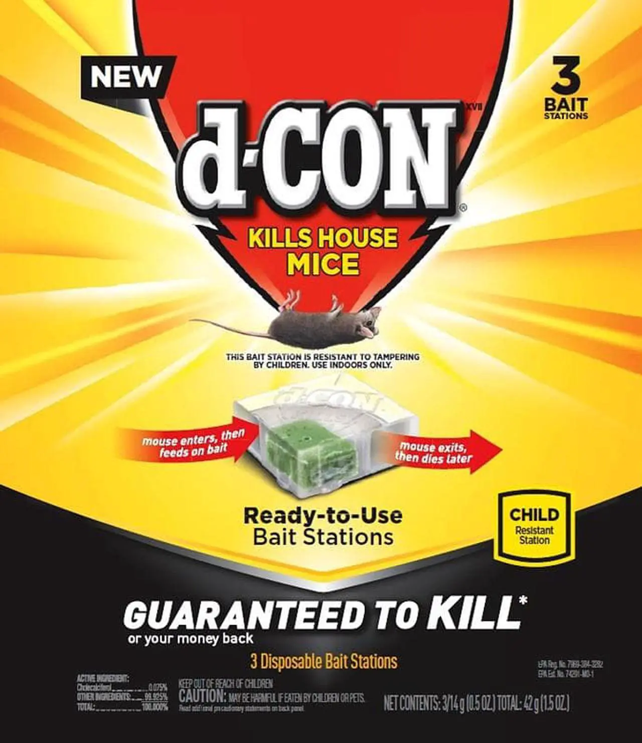 Alt view image 3 of 7 - D-Con Disposable Corner Fit Mouse Bait Station (3-Pack) 1920099427