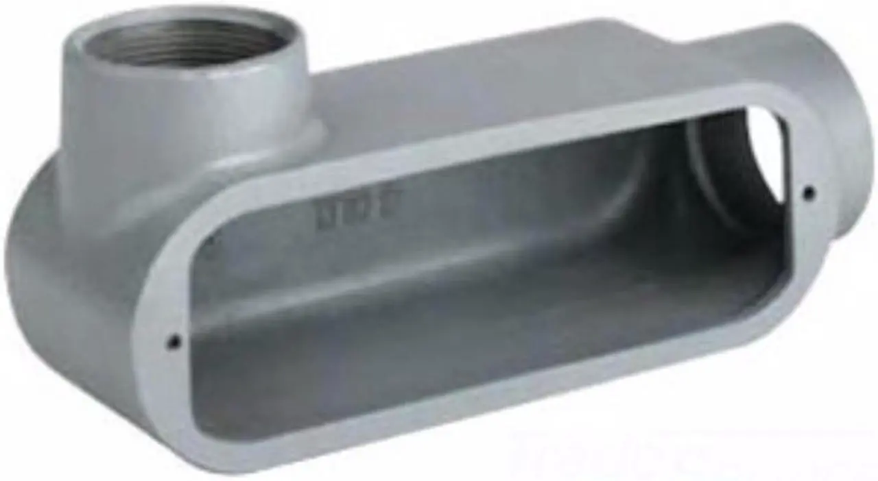 Alt view image 2 of 3 - HUBBELL KILLARK OLL-4M Conduit Outlet Body,Iron,LL,1-1/4 In.