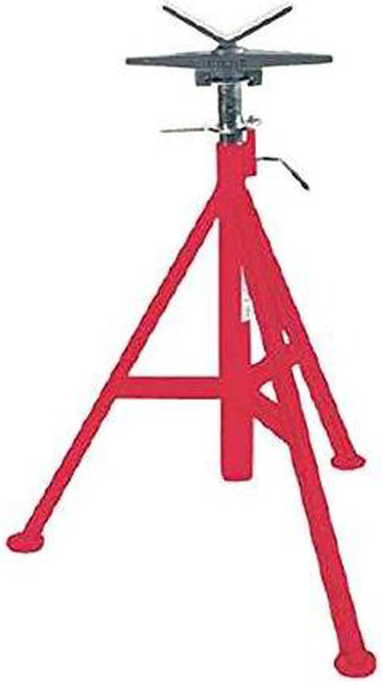 Alt view image 6 of 16 - Ridgid 56662 52 in. V-Head High Pipe Stand
