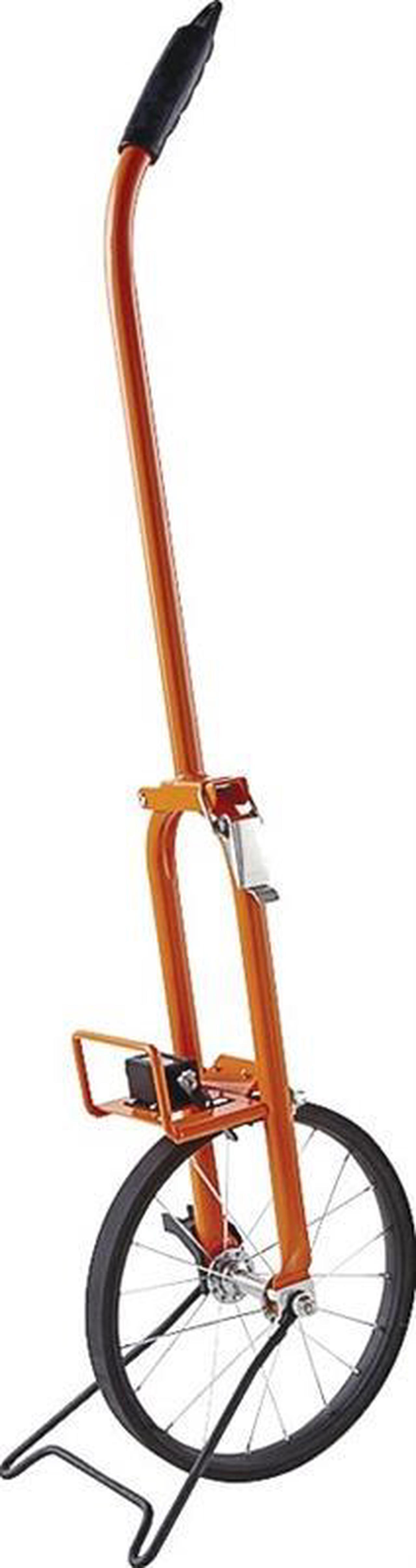 Alt view image 3 of 8 - Keson Measuring Wheel Orange  Tubular Steel Frame/Metal Spoked Wheel  MP301