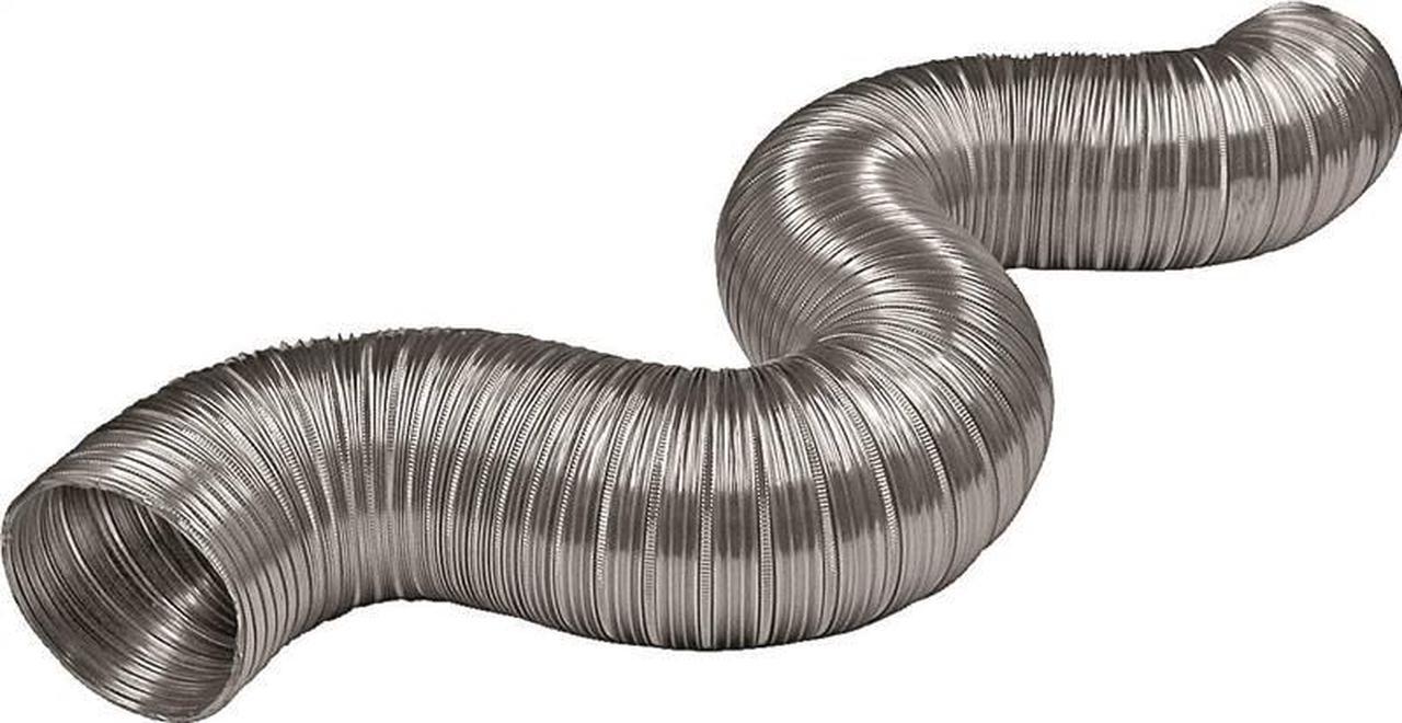 Alt view image 2 of 3 - Lambro Industries 301 3-Inch X 8-Foot Compression Flexible Aluminum Duct Flexibl