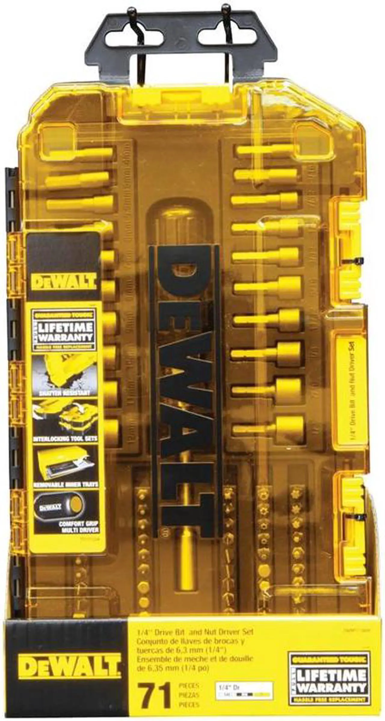 Main image of DeWALT DWMT73808 Multi-Bit and Nut Driver Set Chrome