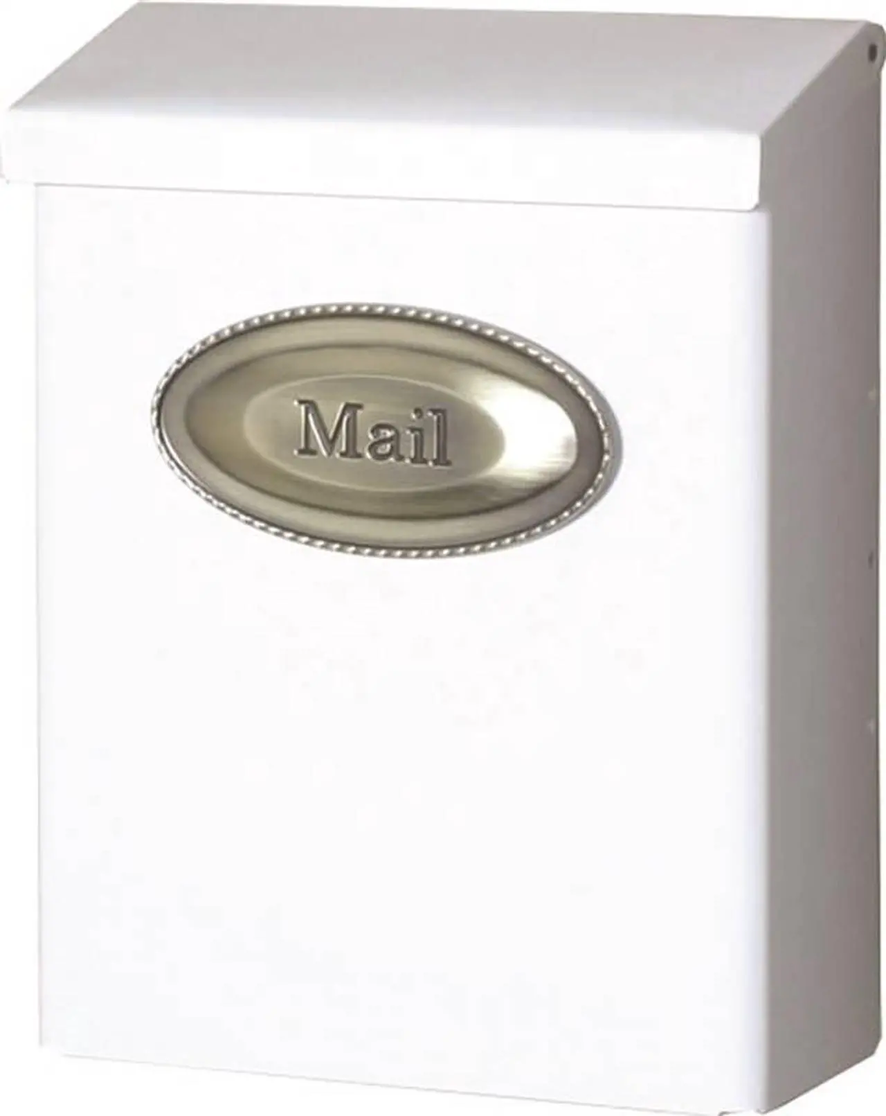 Alt view image 3 of 5 - Mailbox 9-1/2In 4In 12-1/2In SOLAR GROUP Wall Mount DVKW0000 White 046462004163