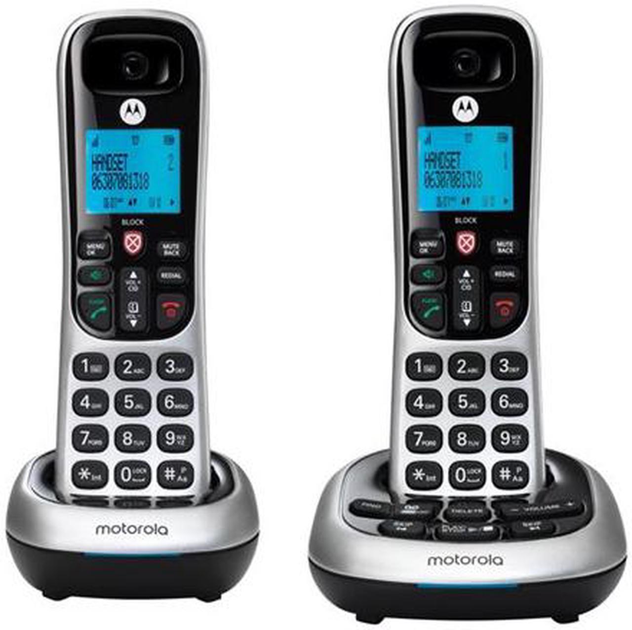 Alt view image 7 of 20 - Motorola MOTO-CD4012 Integrated Cordless ITAD 2HS Caller ID Answering Machine