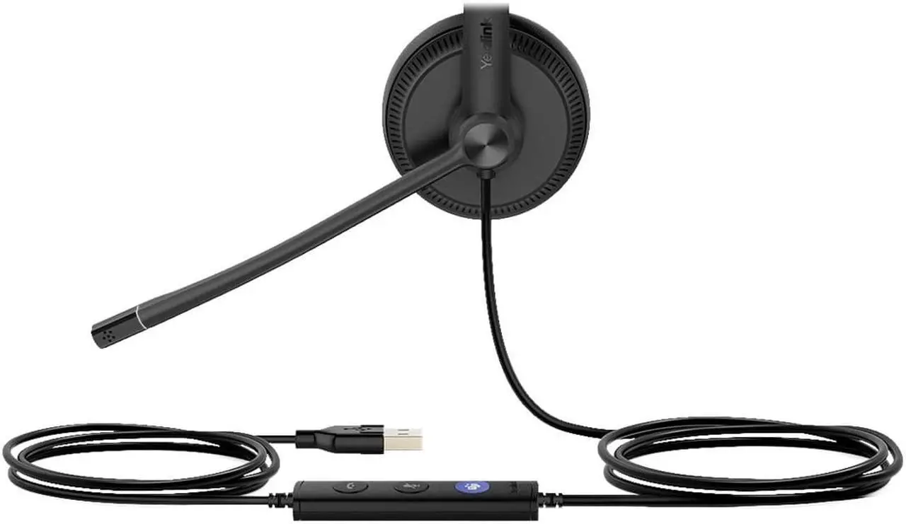 Alt view image 7 of 17 - Yealink UH34 MONO UC USB Wired Headset 1308042