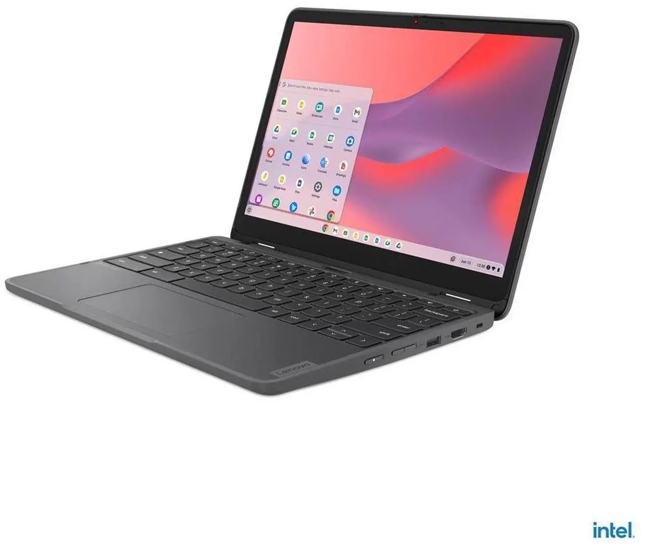 Alt view image 10 of 12 - Lenovo 500e Yoga Chromebook Gen 4 12.2" Touch Screen Intel Processor N100 8GB Memory 64 GB SSD Chrome OS 82W4001SUS