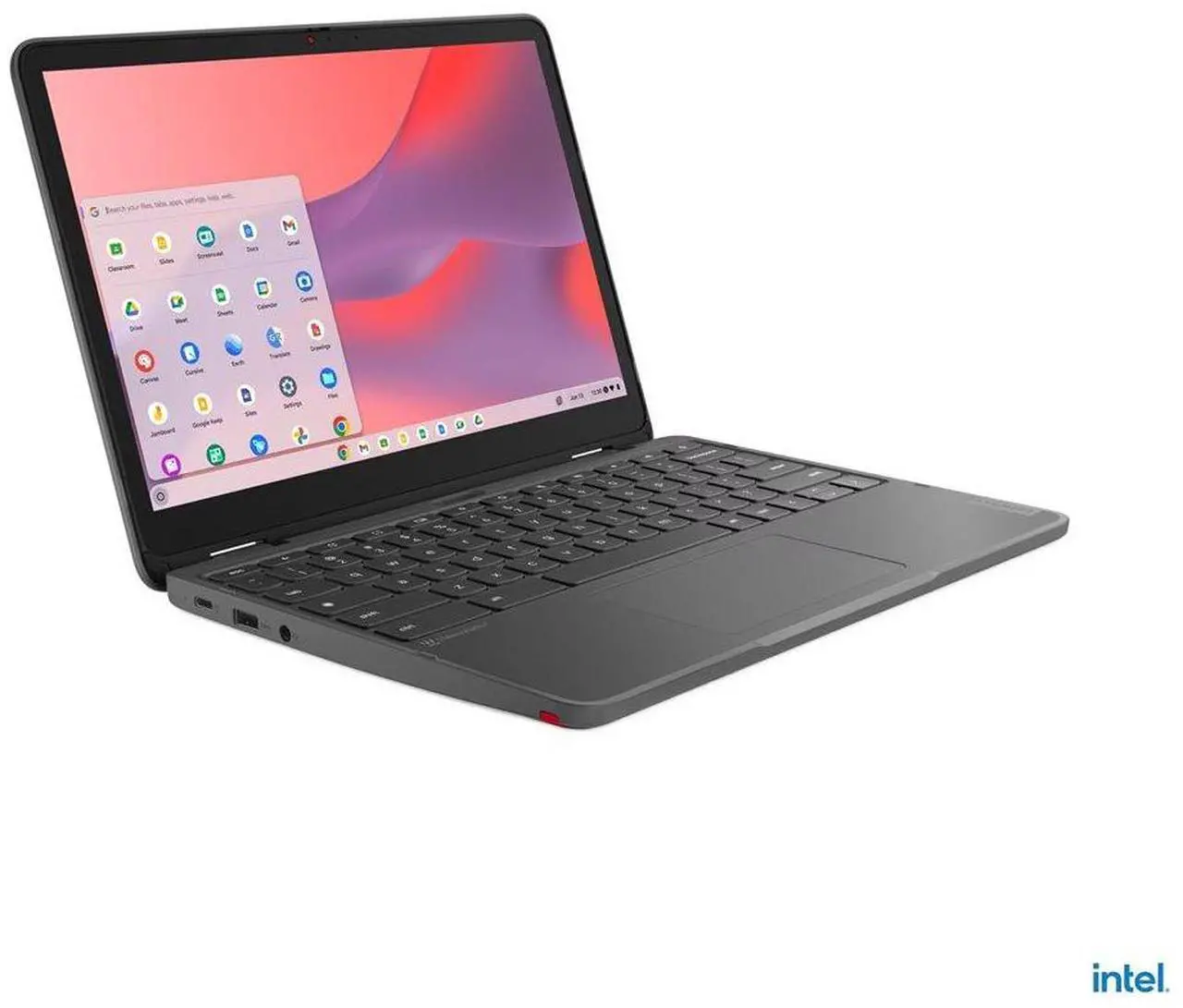 Alt view image 11 of 12 - Lenovo 500e Yoga Chromebook Gen 4 12.2" Touch Screen Intel Processor N100 8GB Memory 64 GB SSD Chrome OS 82W4001SUS