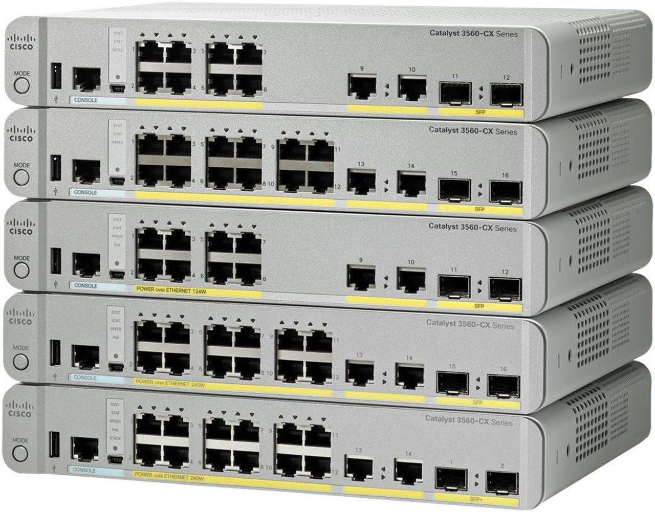 Cisco Catalyst 3560CX-12TC-S - switch - 12 ports - managed - (WS-C3560CX-12TC-S)