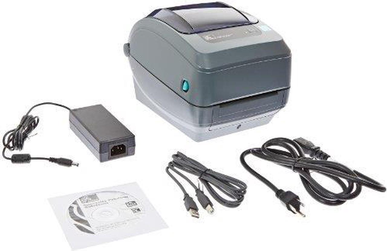 Zebra GK420t Monochrome Desktop Direct Thermal/Thermal Transfer Label Printer, 5 in/s Print Speed, 203 dpi Print Resolut