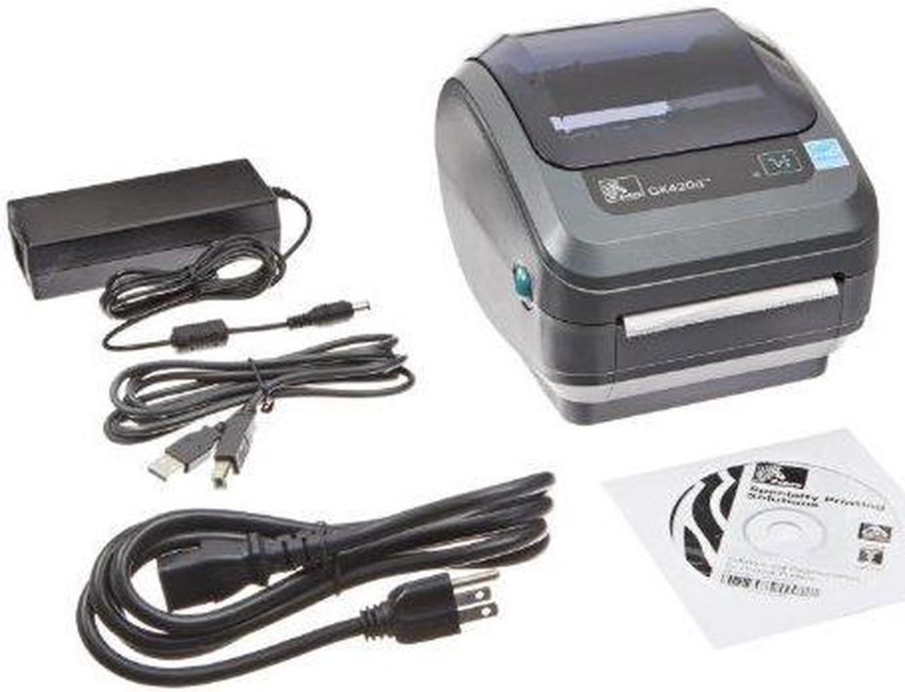 Zebra GK420d Monochrome Desktop Direct Thermal Label Printer, 5 in/s Print Speed, 203 dpi Print Resolution, 4.09  Print