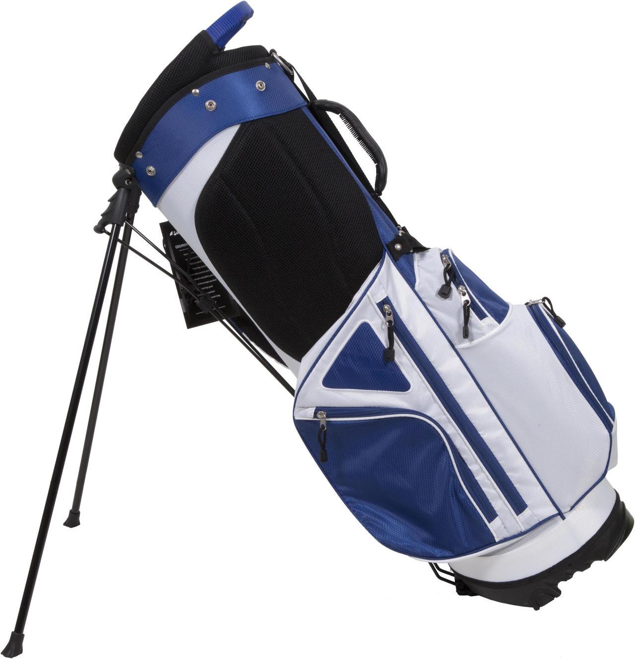 Alt view image 2 of 2 - Courier 3.0 Stand Bag (Blue/White)