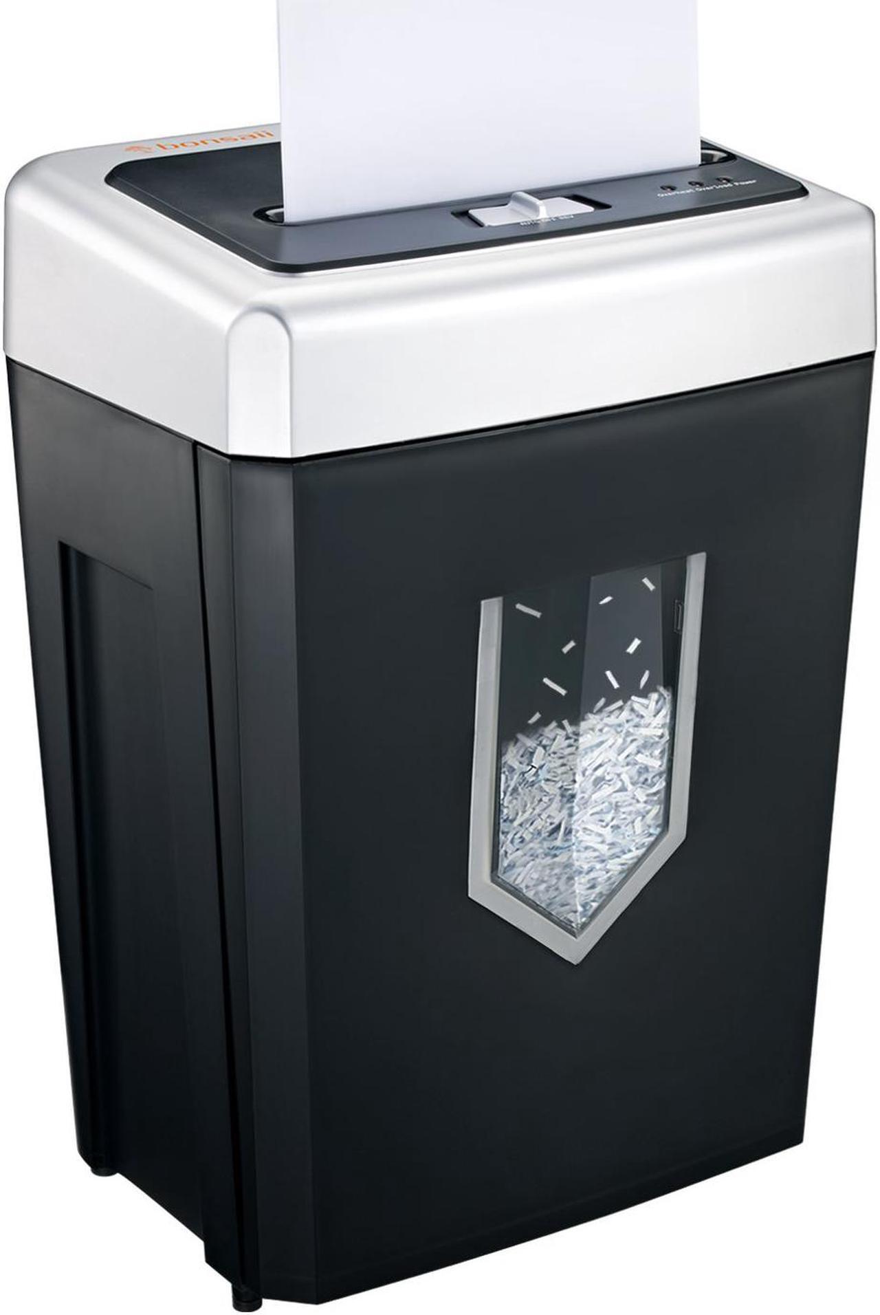 Main image of Bonsaii 14-Sheet Cross-Cut Heavy Duty Paper Shredder, 30-Minute Continuous Running Time, Credit Card/Staples Shredders for Office, Quiet Shredding Machine with Jam Proof System (C169-B)